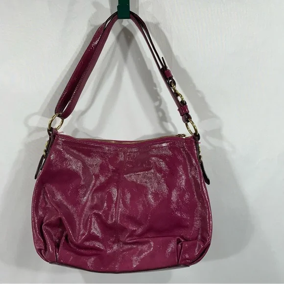 Coach Patent Leather Shoulder Bag - Picture 3 of 13